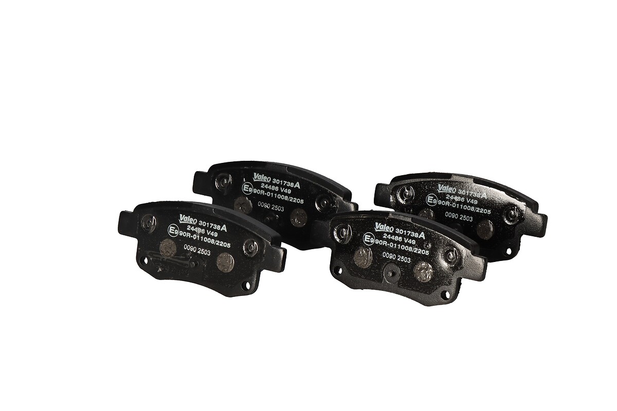 Jeu de 4 plaquettes de frein VALEO ref. 301738A